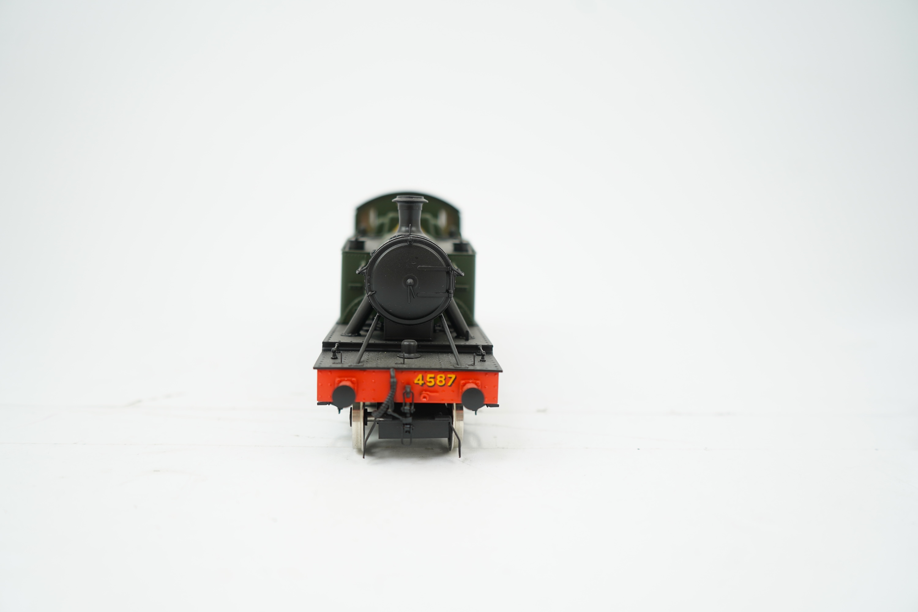 An 0 Gauge Tower Models, Blackpool, made in Sancheng China, model of GWR Class 45xx, 4587, 2-6-2T Prairie Tank locomotive, powered for two rail operation.
